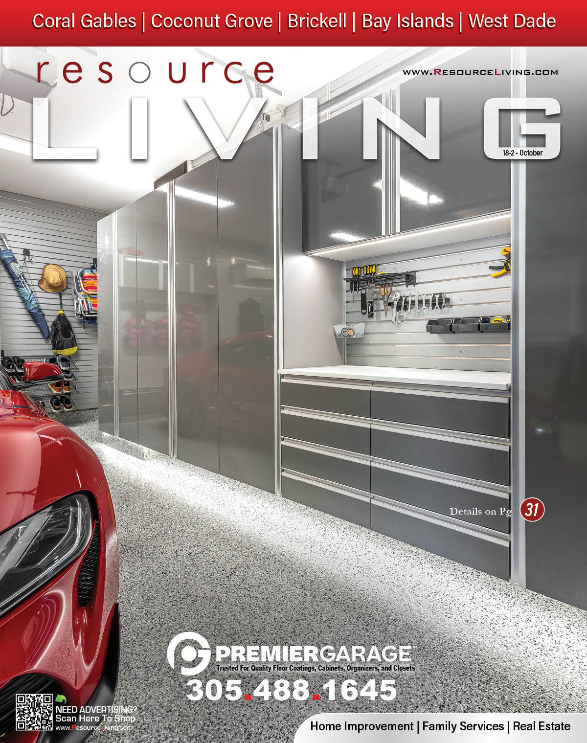 D2 Central Dade County Magazine Cover Premier Garage