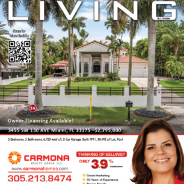 D1 South Central Miami Dade Magazine Cover Carmona Realty Group