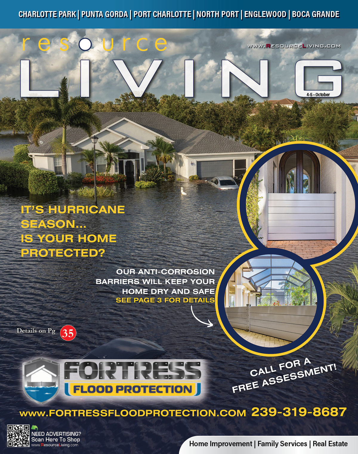 CH Charlotte County Magazine Cover Fortress Flood Protection