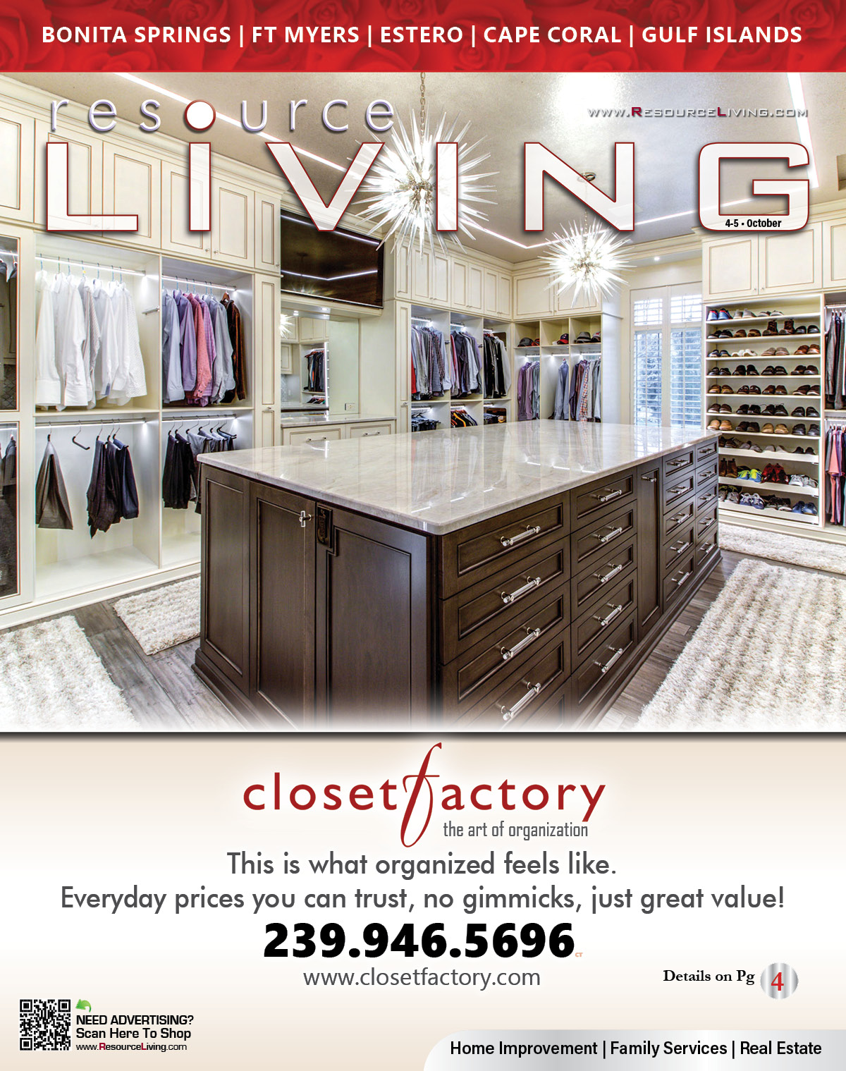 L Lee County Magazine Cover Closet Factory