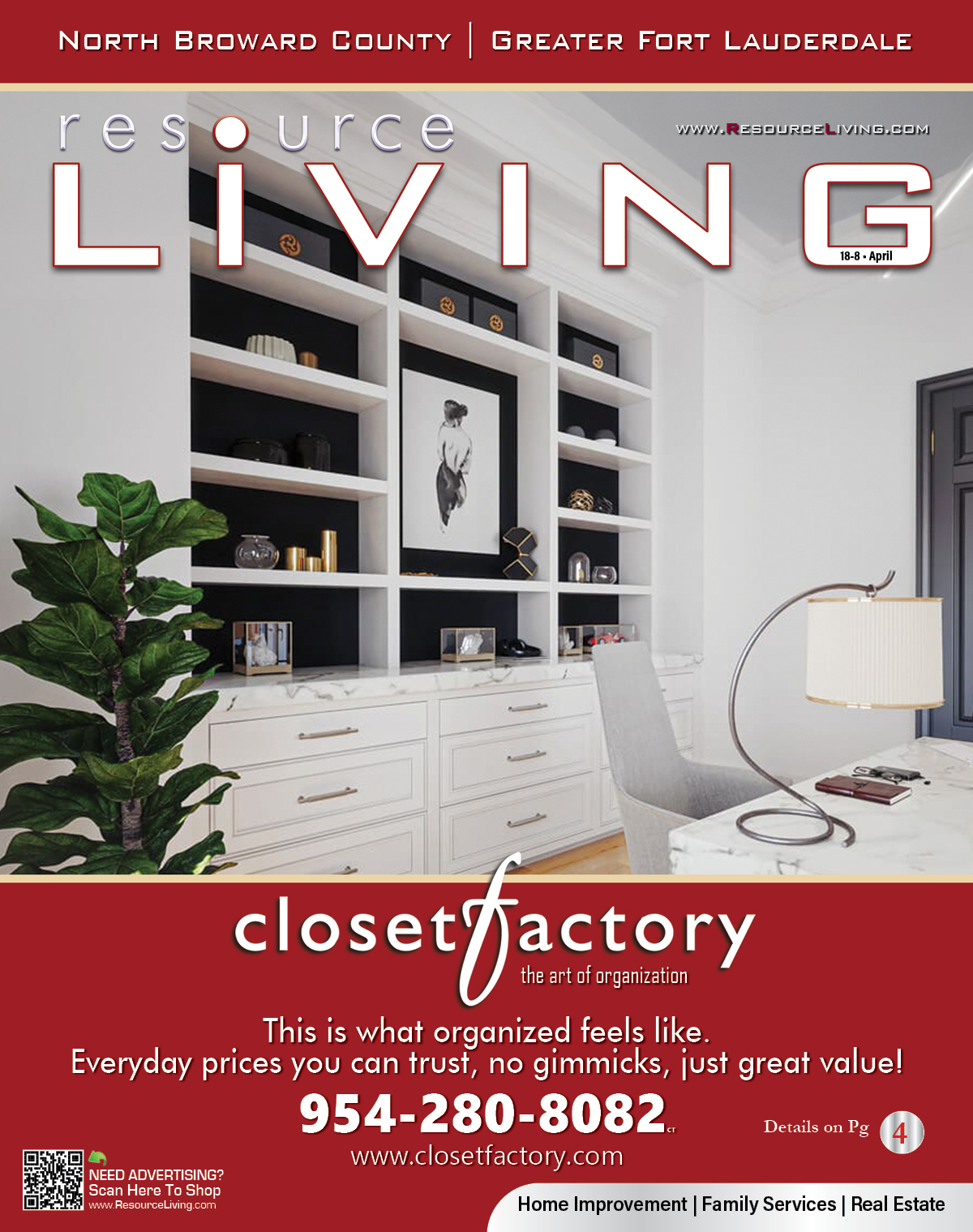 B2 Magazine Cover Closet Factory 18-8