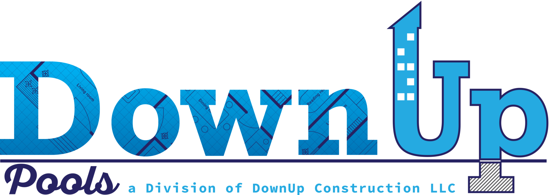 Down Up Pools Logo